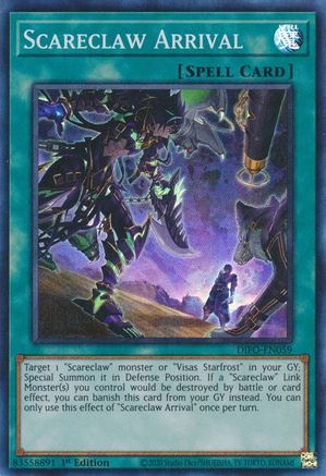 Scareclaw Arrival (Super Rare) (DIFO-EN059) - Dimension Force 1st Edition