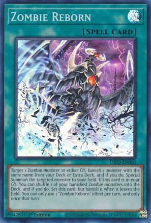Zombie Reborn (Super Rare) (DIFO-EN060) - Dimension Force 1st Edition