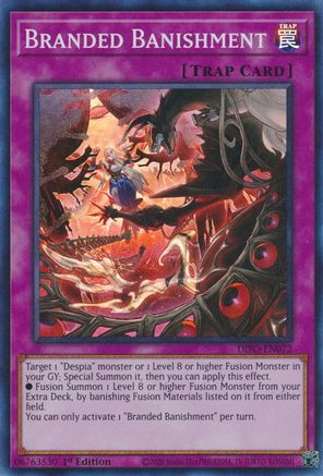 Branded Banishment (Super Rare) (DIFO-EN072) - Dimension Force 1st Edition