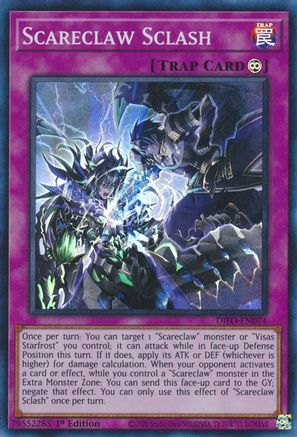 Scareclaw Sclash (Super Rare) (DIFO-EN074) - Dimension Force 1st Edition