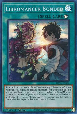 Libromancer Bonded (Super Rare) (DIFO-EN089) - Dimension Force 1st Edition