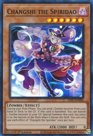 Changshi the Spiridao (Super Rare) (DIFO-EN096) - Dimension Force 1st Edition