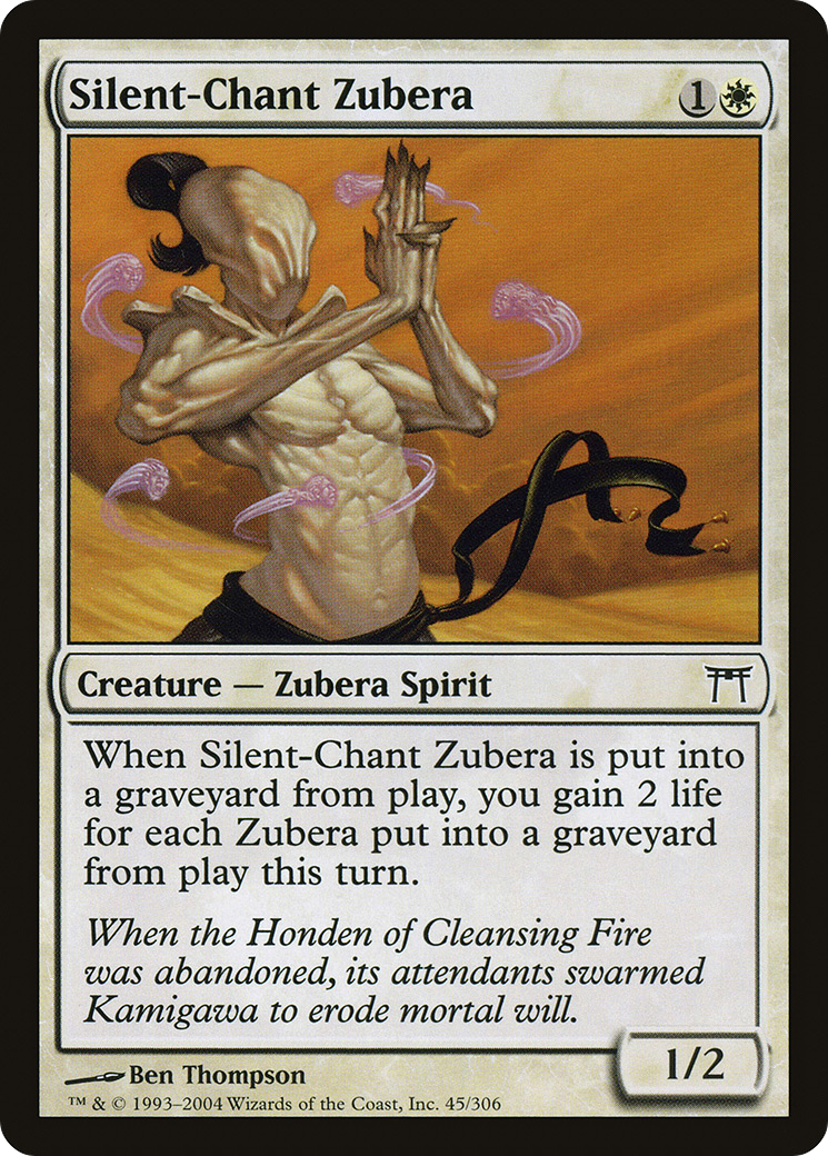 Silent-Chant Zubera (CHK-045) [Champions of Kamigawa]
