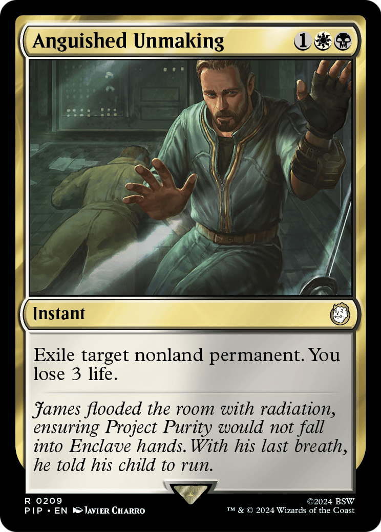 Anguished Unmaking (PIP-209) [Fallout] Foil