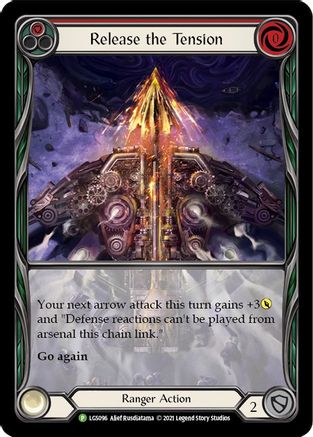 Release the Tension (Red) - LGS096 (LGS096) - Flesh and Blood: Promo Cards Rainbow Foil