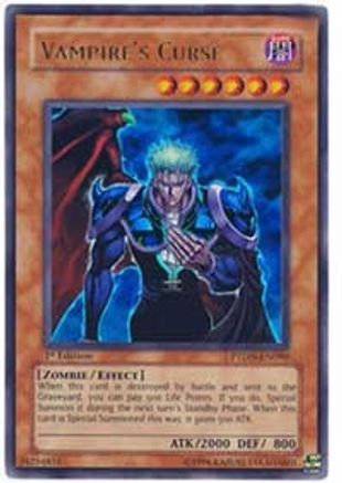 Vampire's Curse (Ultra Rare) (PTDN-EN090) - Phantom Darkness 1st Edition