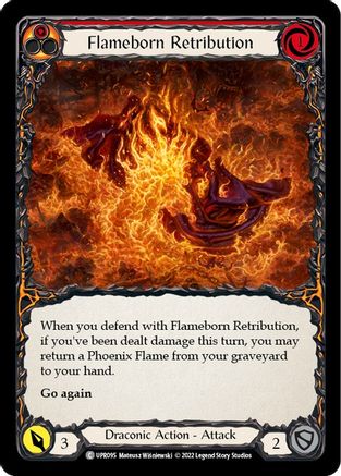 Flameborn Retribution (UPR095) - Uprising Rainbow Foil