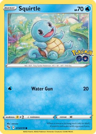 Squirtle (015/078) [Pokemon GO] - Common