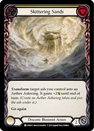 Skittering Sands (Yellow) (UPR037) - Uprising Rainbow Foil