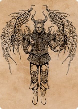 Raphael, Fiendish Savior Art Card (75/81) (ASCLB-075) [Art Series: Commander Legends: Battle for Baldur's Gate]