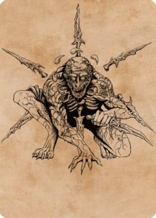 Bhaal, Lord of Murder Art Card (ASCLB-063) [Art Series: Commander Legends: Battle for Baldur's Gate]