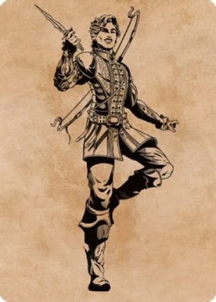 Astarion, the Decadent Art Card (ASCLB-062) [Art Series: Commander Legends: Battle for Baldur's Gate]