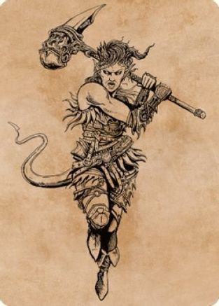Karlach, Fury of Avernus Art Card (54/81) (ASCLB-054) [Art Series: Commander Legends: Battle for Baldur's Gate]