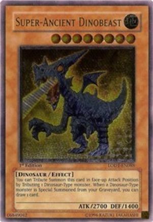 Super-Ancient Dinobeast (Ultimate Rare) (LODT-EN088) - Light of Destruction 1st Edition