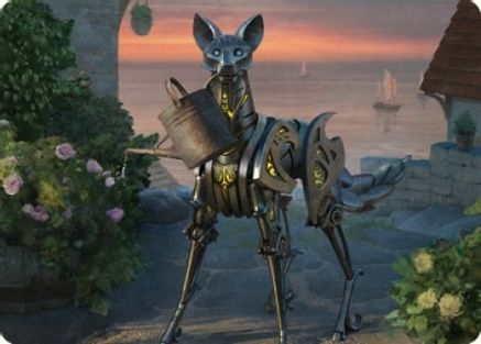 Clockwork Fox Art Card (ASCLB-043) [Art Series: Commander Legends: Battle for Baldur's Gate]