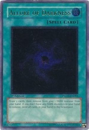 Allure of Darkness (Ultimate Rare) (PTDN-EN084) - Phantom Darkness 1st Edition