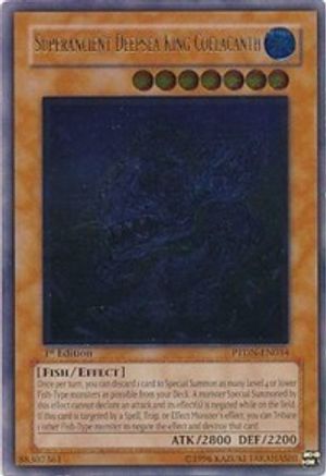Superancient Deepsea King Coelacanth (Ultimate Rare) (PTDN-EN034) - Phantom Darkness Unlimited