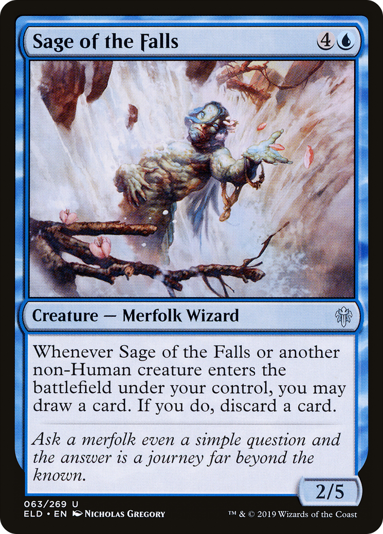 Sage of the Falls (ELD-063) [Throne of Eldraine] Foil