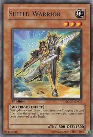 Shield Warrior (Rare) (TDGS-EN005) - The Duelist Genesis 1st Edition