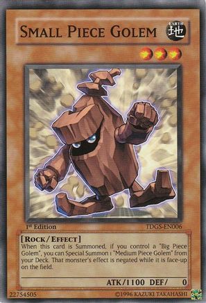 Small Piece Golem (Common) (TDGS-EN006) - The Duelist Genesis 1st Edition