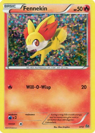 Fennekin (3/012) [McDonalds Promos 2016] Holofoil - Promo