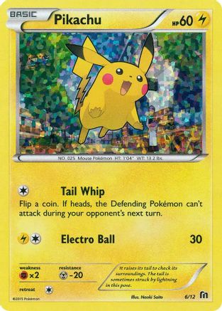 Pikachu (6/012) [McDonalds Promos 2016] Holofoil - Promo