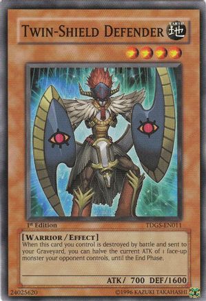 Twin-Shield Defender (Common) (TDGS-EN011) - The Duelist Genesis 1st Edition