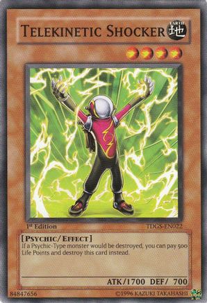 Telekinetic Shocker (Common) (TDGS-EN022) - The Duelist Genesis 1st Edition