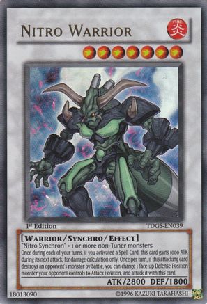 Nitro Warrior (Ultra Rare) (TDGS-EN039) - The Duelist Genesis Unlimited
