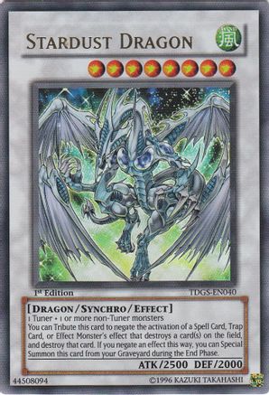 Stardust Dragon (Ultra Rare) (TDGS-EN040) - The Duelist Genesis 1st Edition