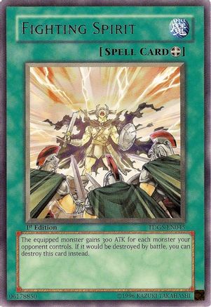 Fighting Spirit (Rare) (TDGS-EN045) - The Duelist Genesis 1st Edition