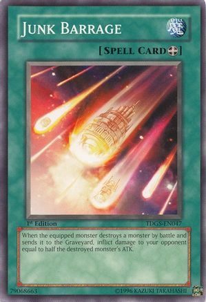 Junk Barrage (Common) (TDGS-EN047) - The Duelist Genesis 1st Edition