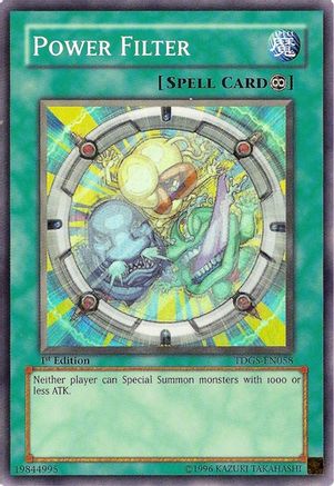 Power Filter (Super Rare) (TDGS-EN058) - The Duelist Genesis 1st Edition