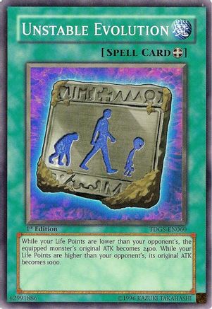 Unstable Evolution (Super Rare) (TDGS-EN060) - The Duelist Genesis 1st Edition