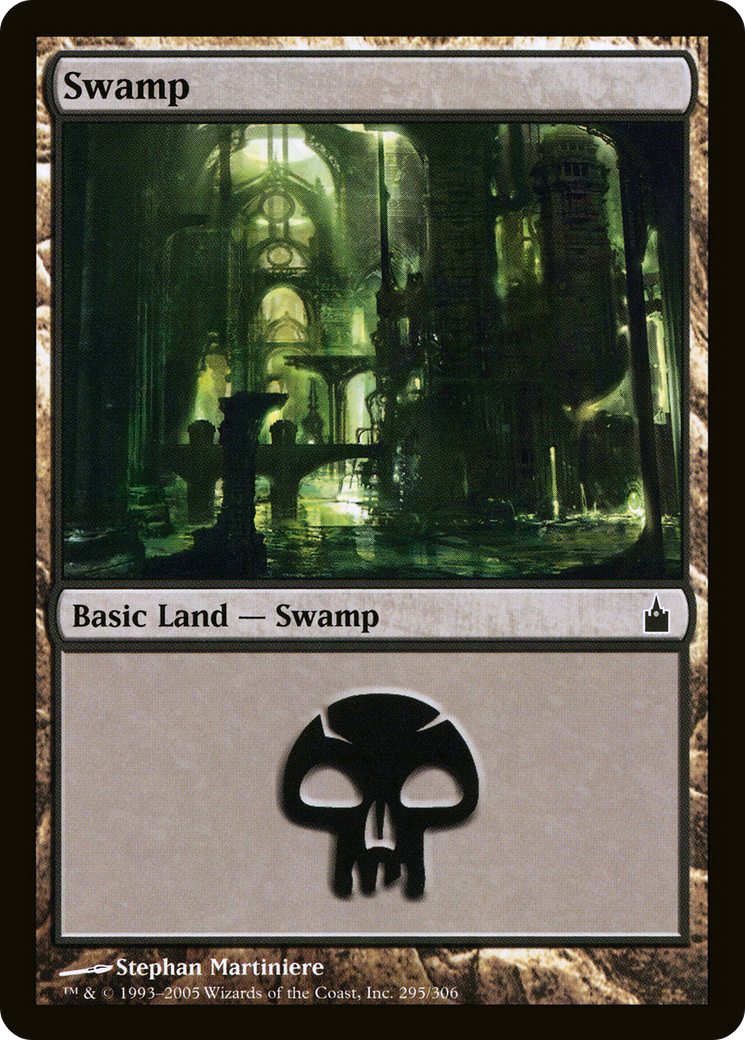 Swamp (RAV-295) [Ravnica: City of Guilds] Foil