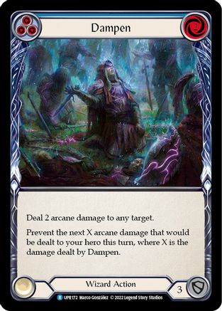 Dampen (Blue) (UPR172) - Uprising Rainbow Foil