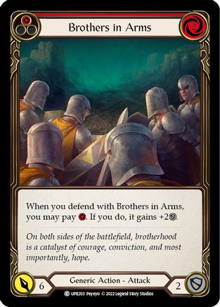 Brothers in Arms (Red) (UPR203) - Uprising Rainbow Foil