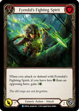 Fyendal's Fighting Spirit (Red) (UPR194) - Uprising