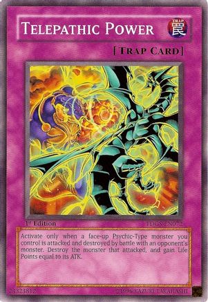 Telepathic Power (Common) (TDGS-EN072) - The Duelist Genesis 1st Edition
