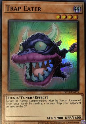Trap Eater (Super Rare) (OP19-EN005) - OTS Tournament Pack 19 Unlimited