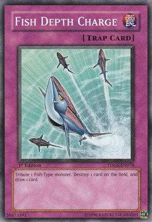 Fish Depth Charge (Common) (TDGS-EN078) - The Duelist Genesis 1st Edition