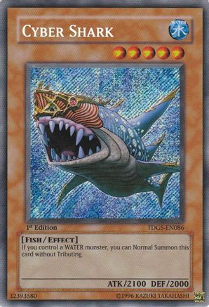 Cyber Shark (Secret Rare) (TDGS-EN086) - The Duelist Genesis 1st Edition