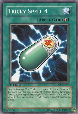 Tricky Spell 4 (Common) (TDGS-EN091) - The Duelist Genesis 1st Edition
