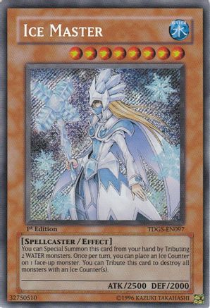 Ice Master (Secret Rare) (TDGS-EN097) - The Duelist Genesis 1st Edition