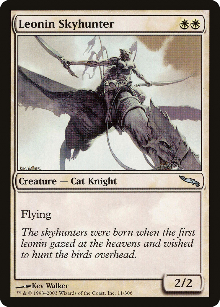 Leonin Skyhunter (MRD-011) [Mirrodin] Foil
