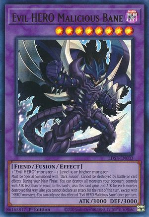 Evil HERO Malicious Bane (Ultra Rare) (LDS3-EN033) - Legendary Duelists: Season 3 1st Edition