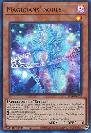Magicians' Souls (Ultra Rare) (LDS3-EN088) - Legendary Duelists: Season 3 1st Edition