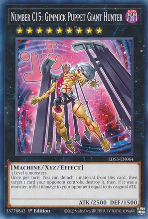 Number 15: Gimmick Puppet Giant Grinder (Common) () - Legendary Duelists: Season 3 1st Edition