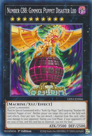 Number C88: Gimmick Puppet Disaster Leo (Common) (LDS3-EN066) - Legendary Duelists: Season 3 1st Edition