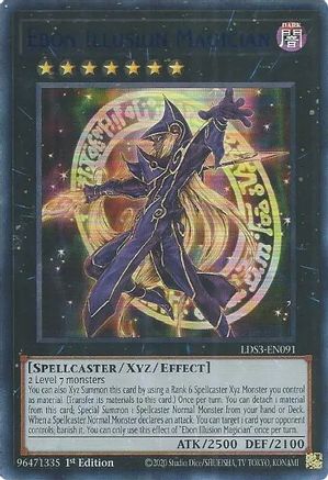 Ebon Illusion Magician (Blue) (Ultra Rare) (LDS3-EN091) - Legendary Duelists: Season 3 1st Edition